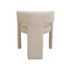 Liva Open-Back Upholstered Chair - Abby Flax