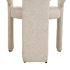 Liva Open-Back Upholstered Chair - Abby Flax