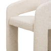 Liva Open-Back Upholstered Chair - Abby Flax