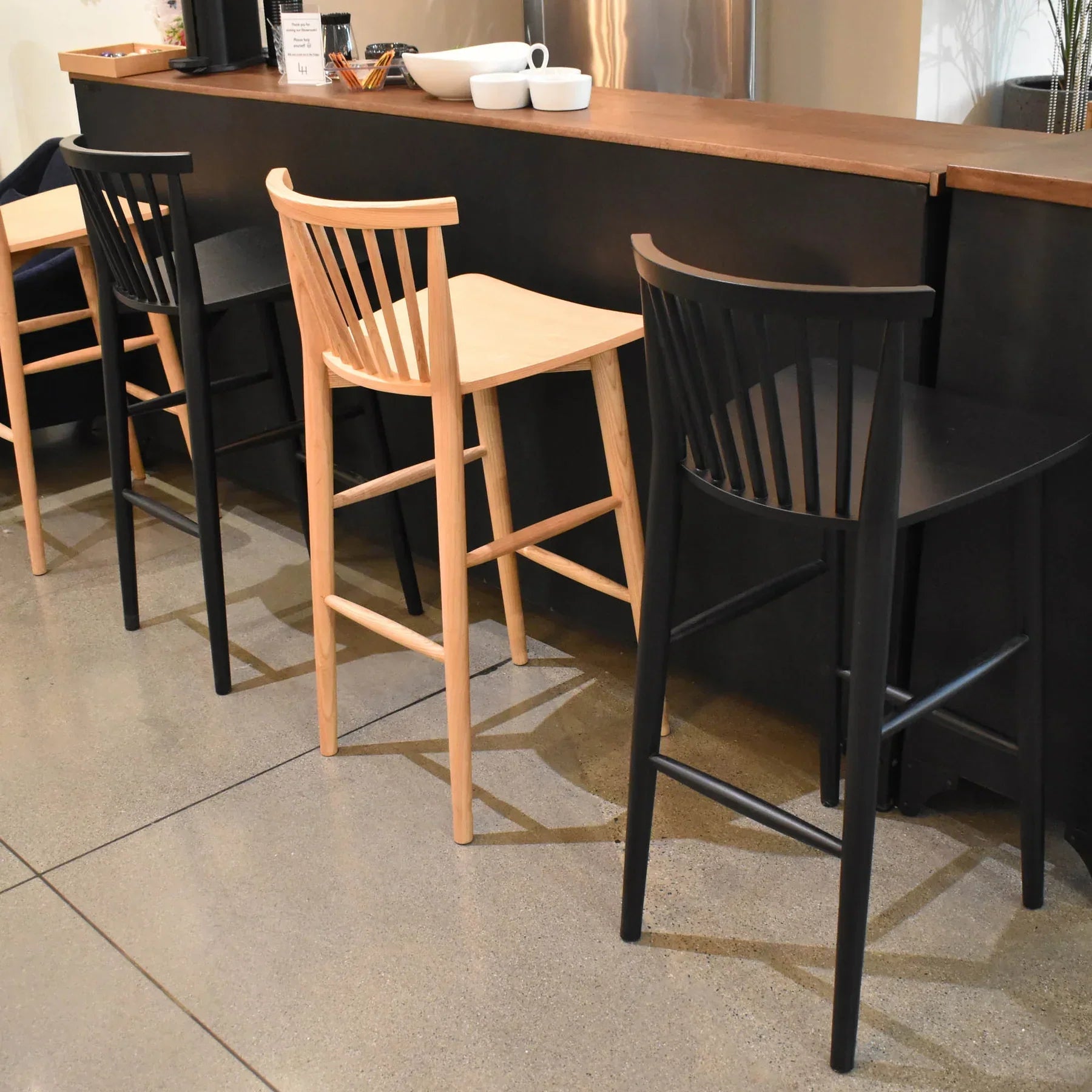 Easton Counter Stool - Black-thumbmail-3