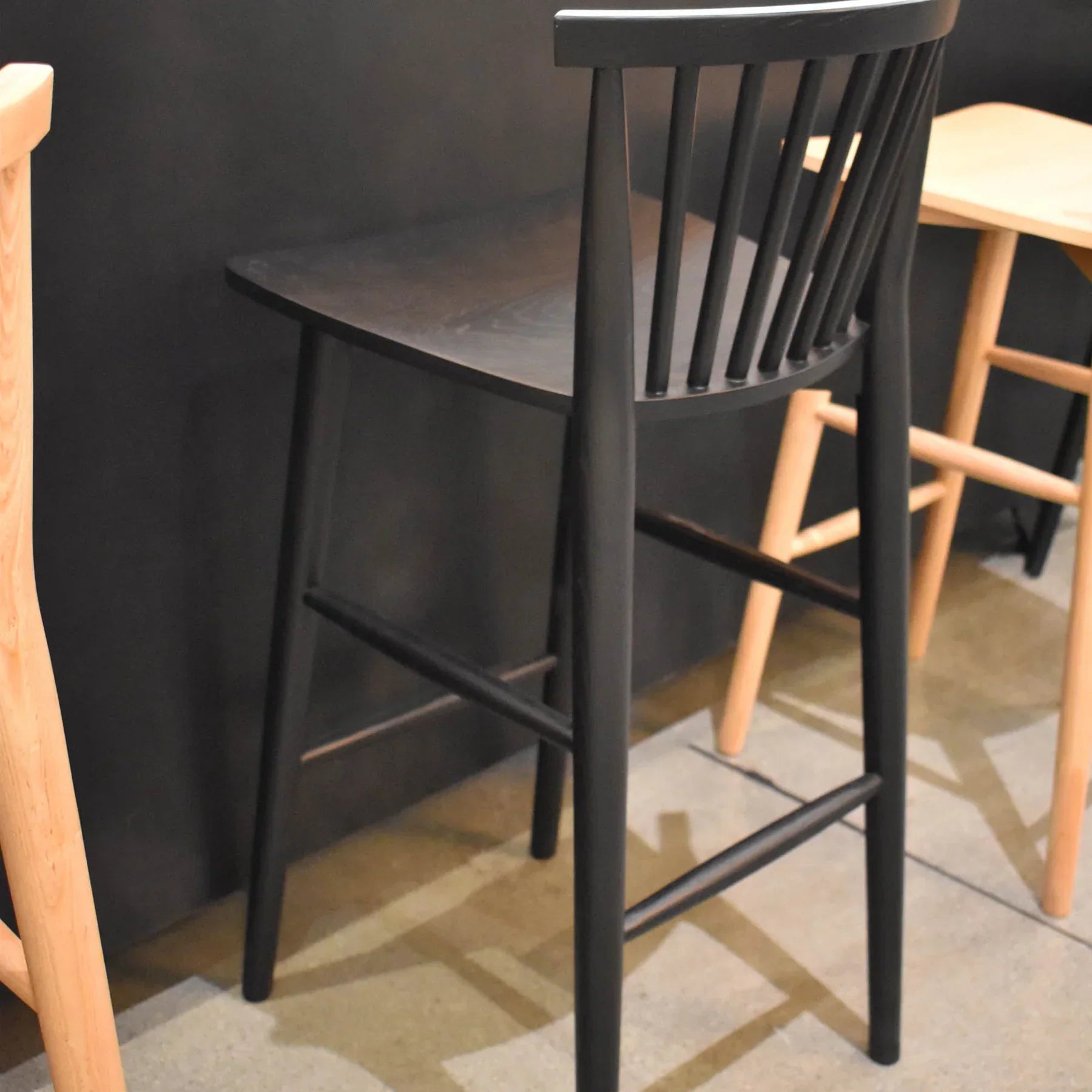 Easton Counter Stool - Black-thumbmail-4