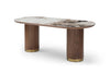 Haven Ceramic Top and Wooden Base Dining Table