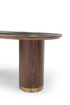 Haven Ceramic Top and Wooden Base Dining Table