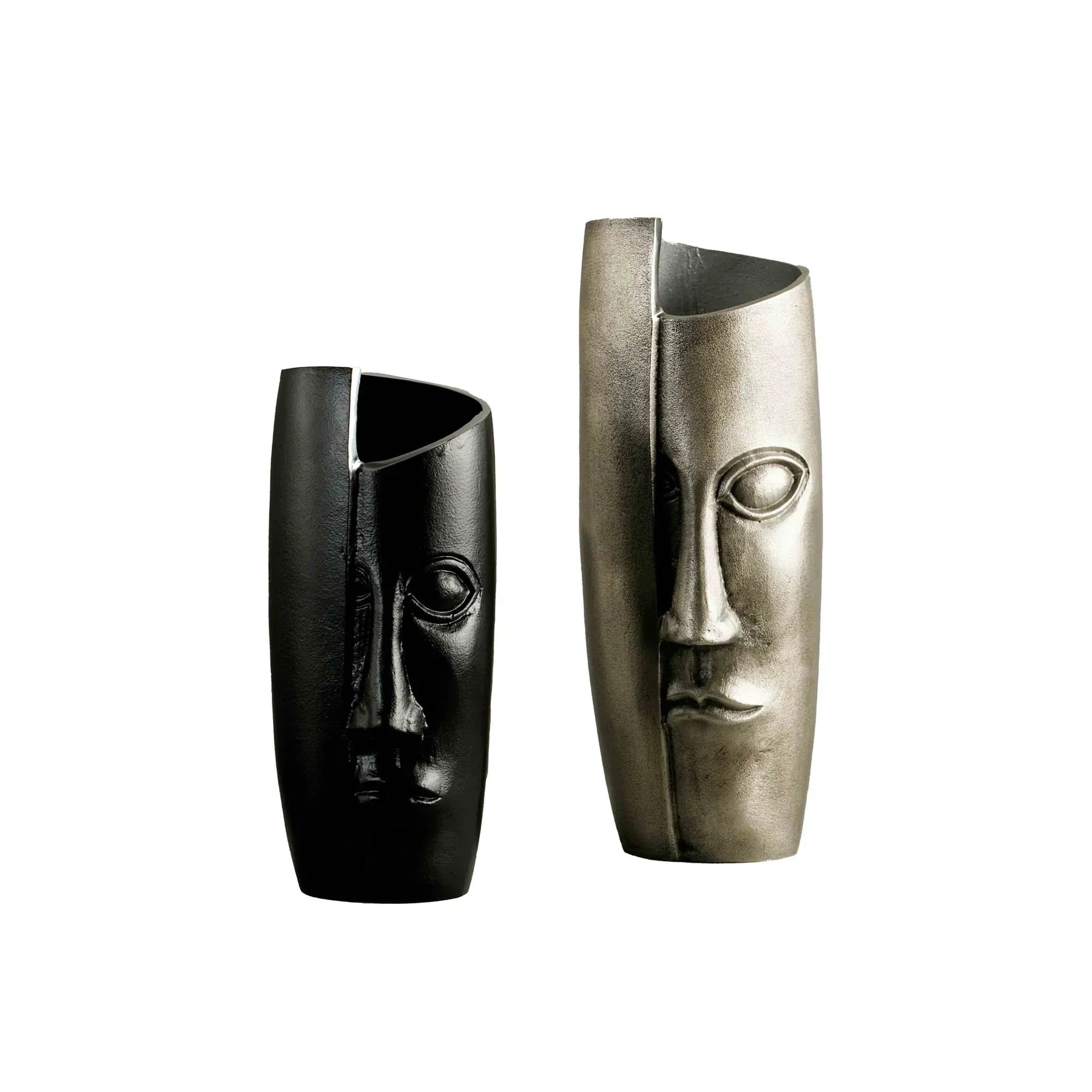 Breeze Masquerade Vase - Large Polished Nickel-thumbmail-2