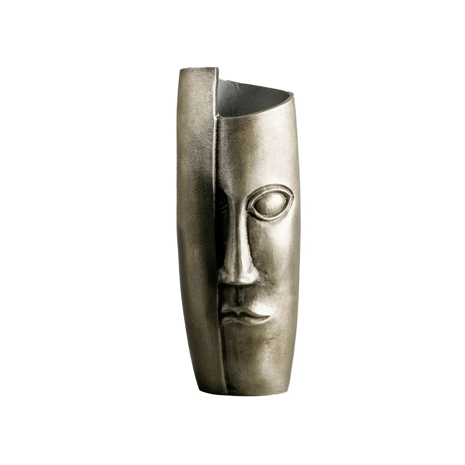 Breeze Masquerade Vase - Large Polished Nickel-thumbmail-1