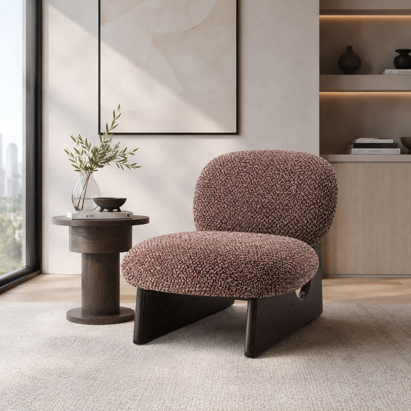 Jens Sculptural Upholstered Accent Chair – Rose Taupe-thumbmail-4