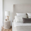 Aino Queen Bed - Off White