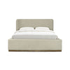 Faye Queen Storage Bed - Velvet Sandstorm