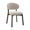 Luna Dining Chair – Upholstered Seat with Oak Wood Frame