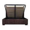 Cora Storage Queen Bed - Velvet Brown