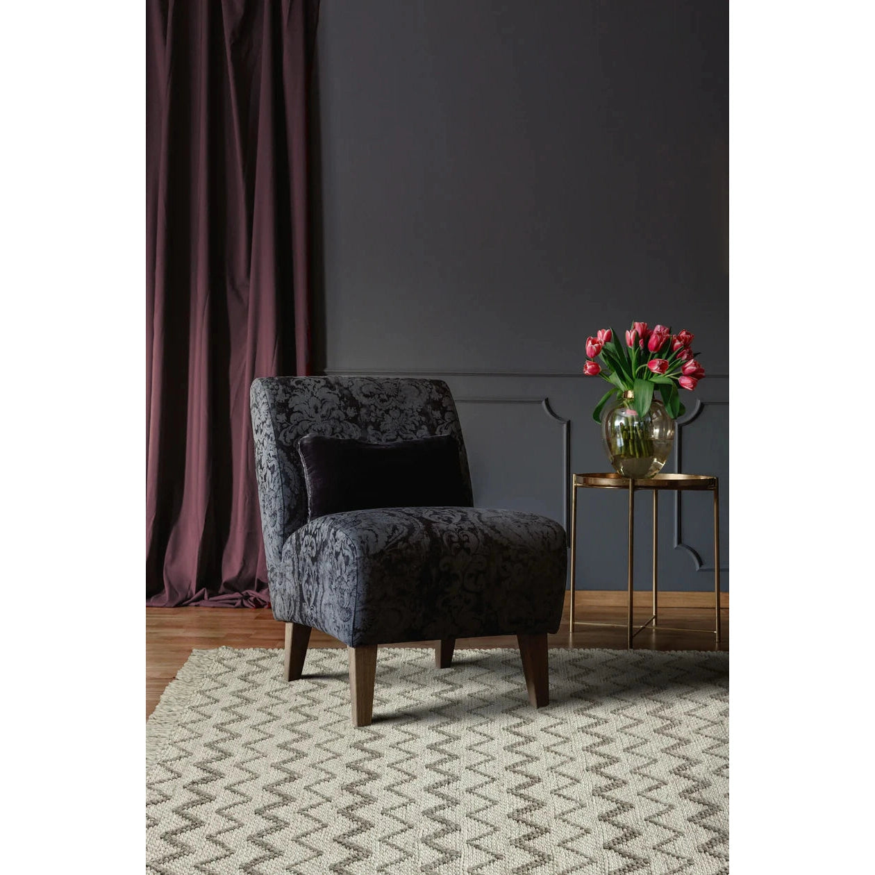 Fintona Hand Woven Rug Marled/Mocha