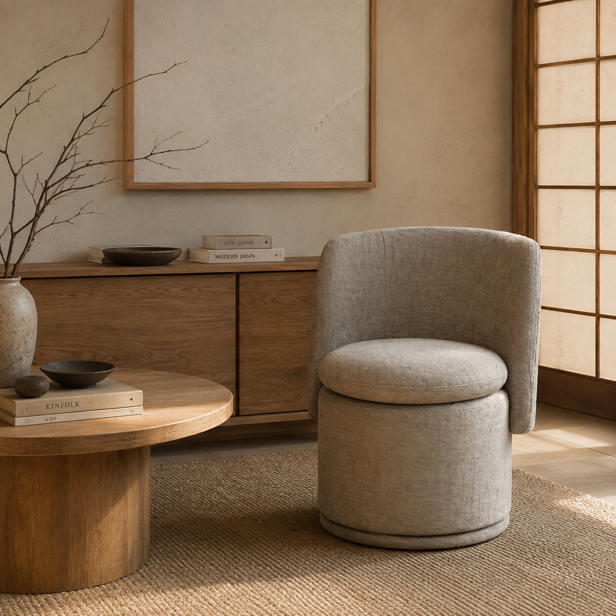 Freja Swivel Dining Chair-thumbmail-2