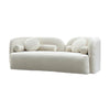 Fika Boucle Fabric Sofa - Cream