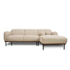 Rodeo Premium Believe Fabric Sectional, Flax