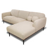 Rodeo Premium Believe Fabric Sectional, Flax