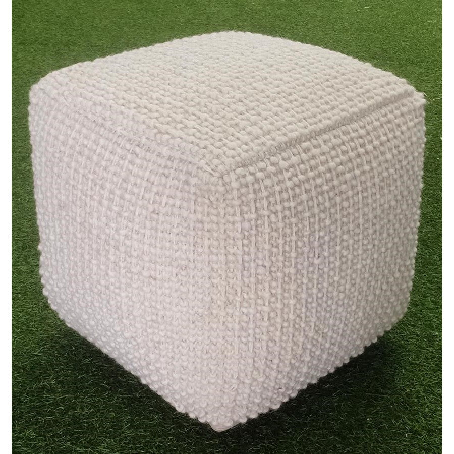 Highland Pouf - White-thumbmail-2