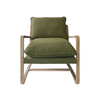 Huntington Club Chair - Moss Boucle