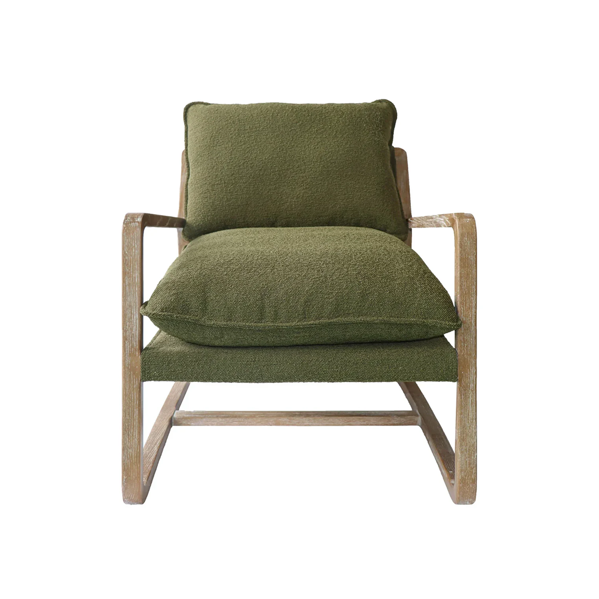Huntington Club Chair - Moss Boucle-thumbmail-1