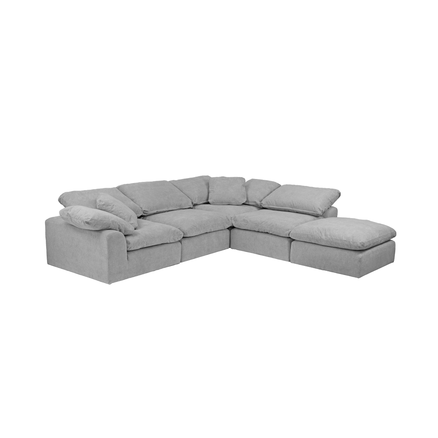 Alex Modular Sectional  5pc set - Grey