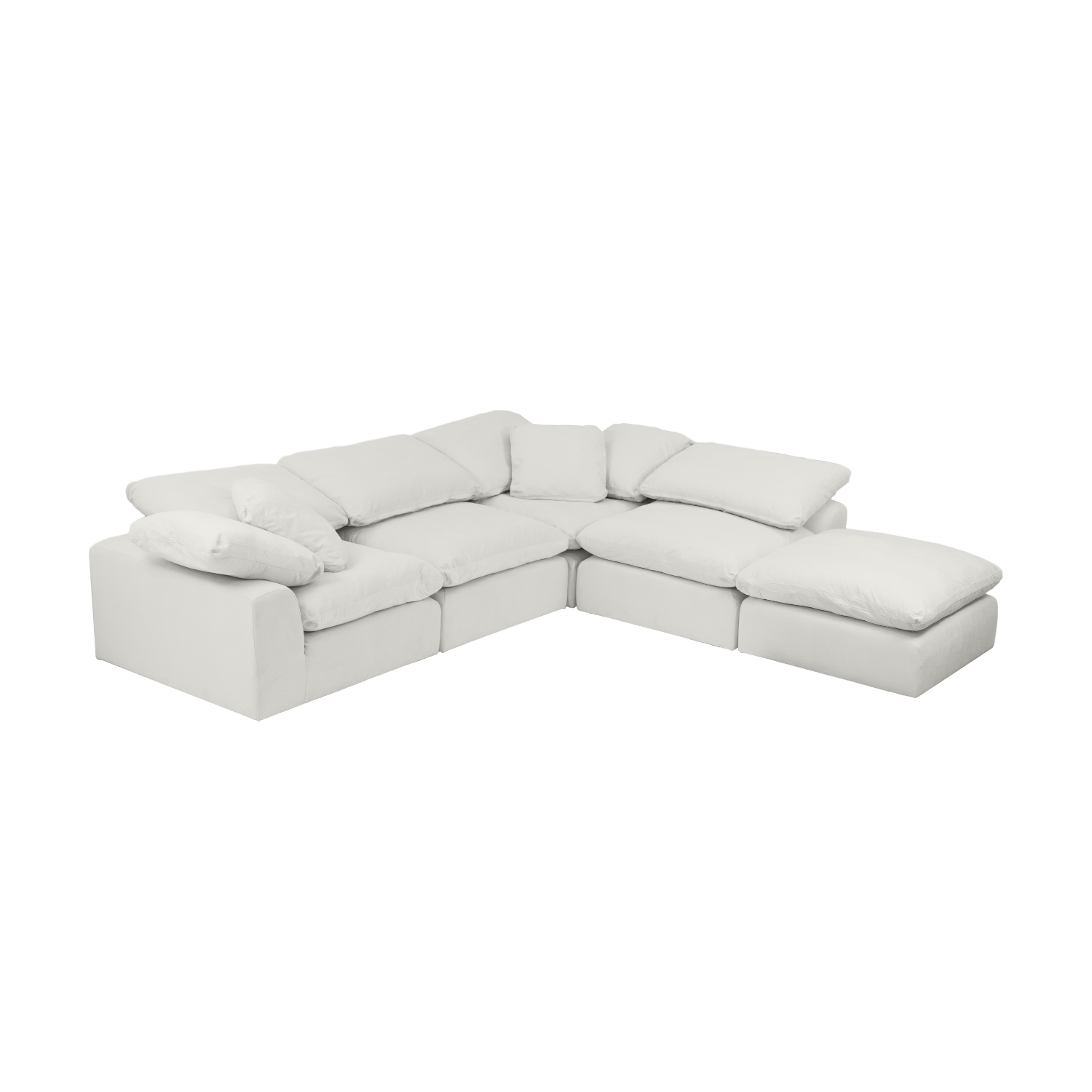 Alex Modular Sectional  5pc set - White