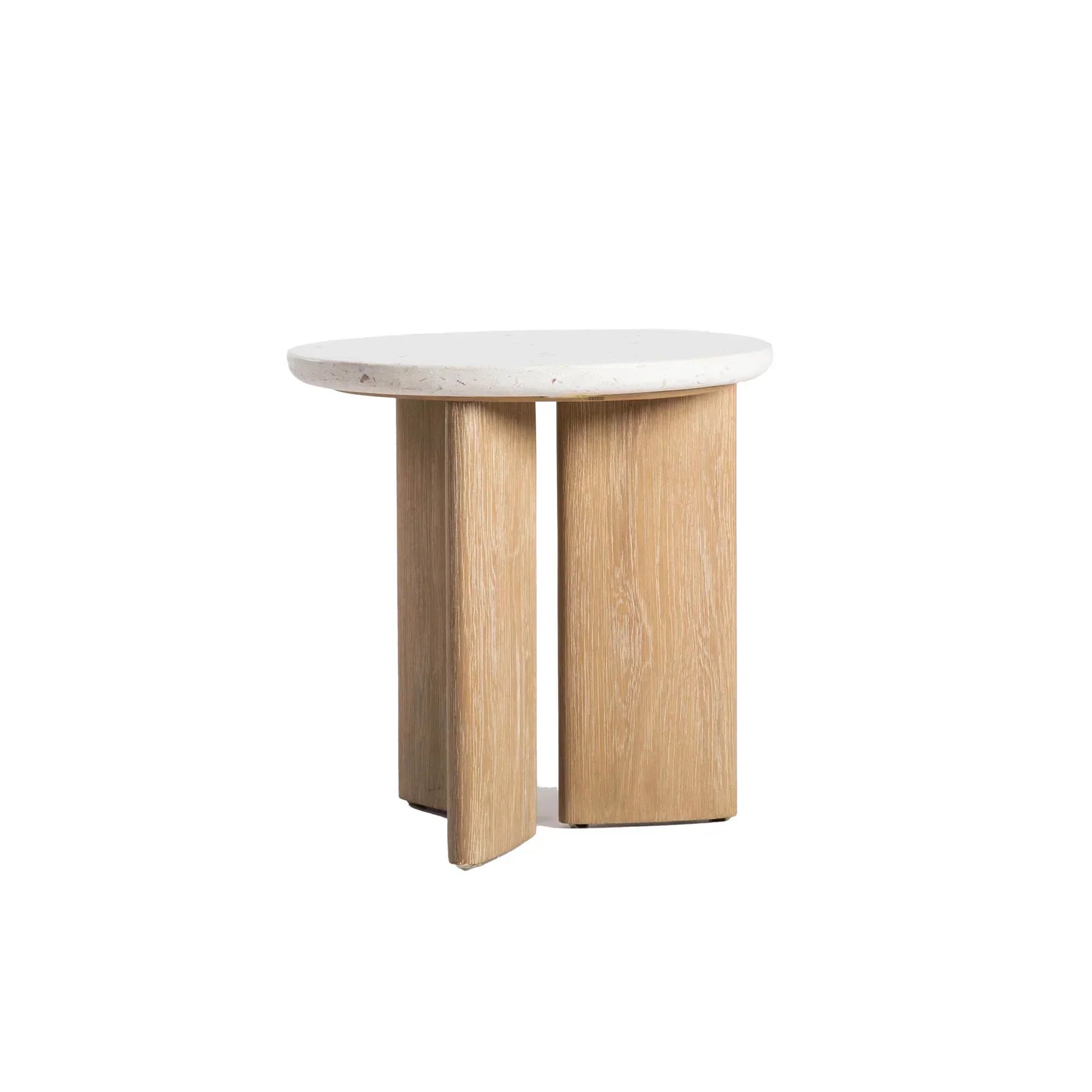 Infinity Side Table - Seashell Finish-thumbmail-1