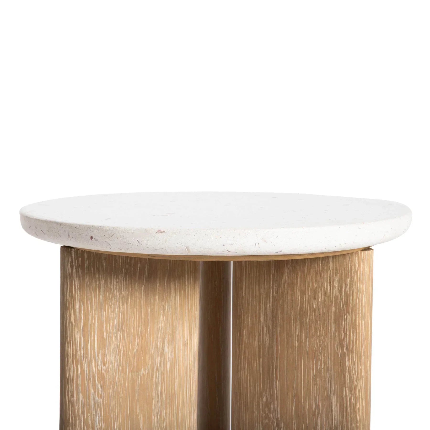 Infinity Side Table - Seashell Finish-thumbmail-6