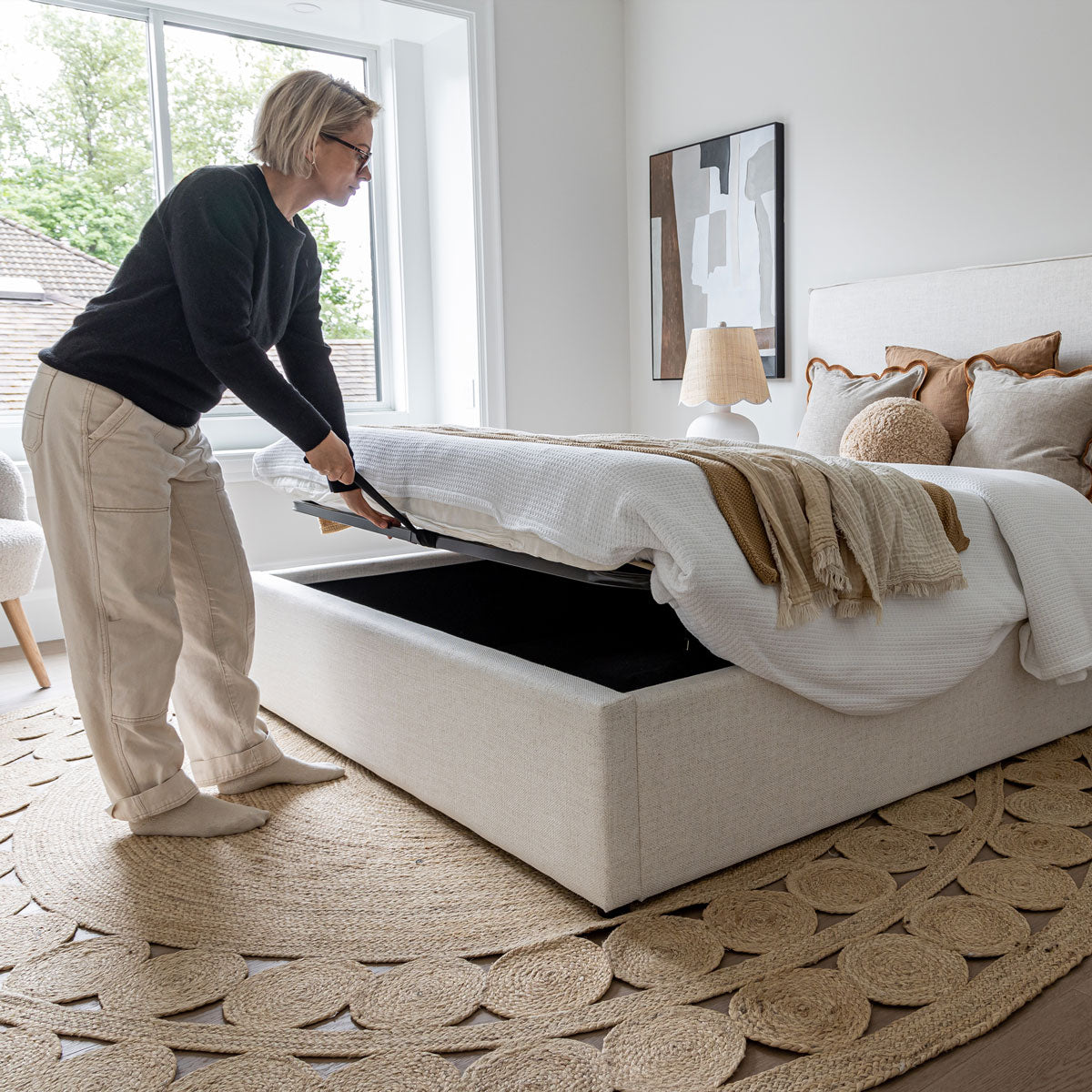 Julia Storage Bed Short - Sand-thumbmail-11