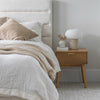 Justin Double Storage Bed Tall - Cream