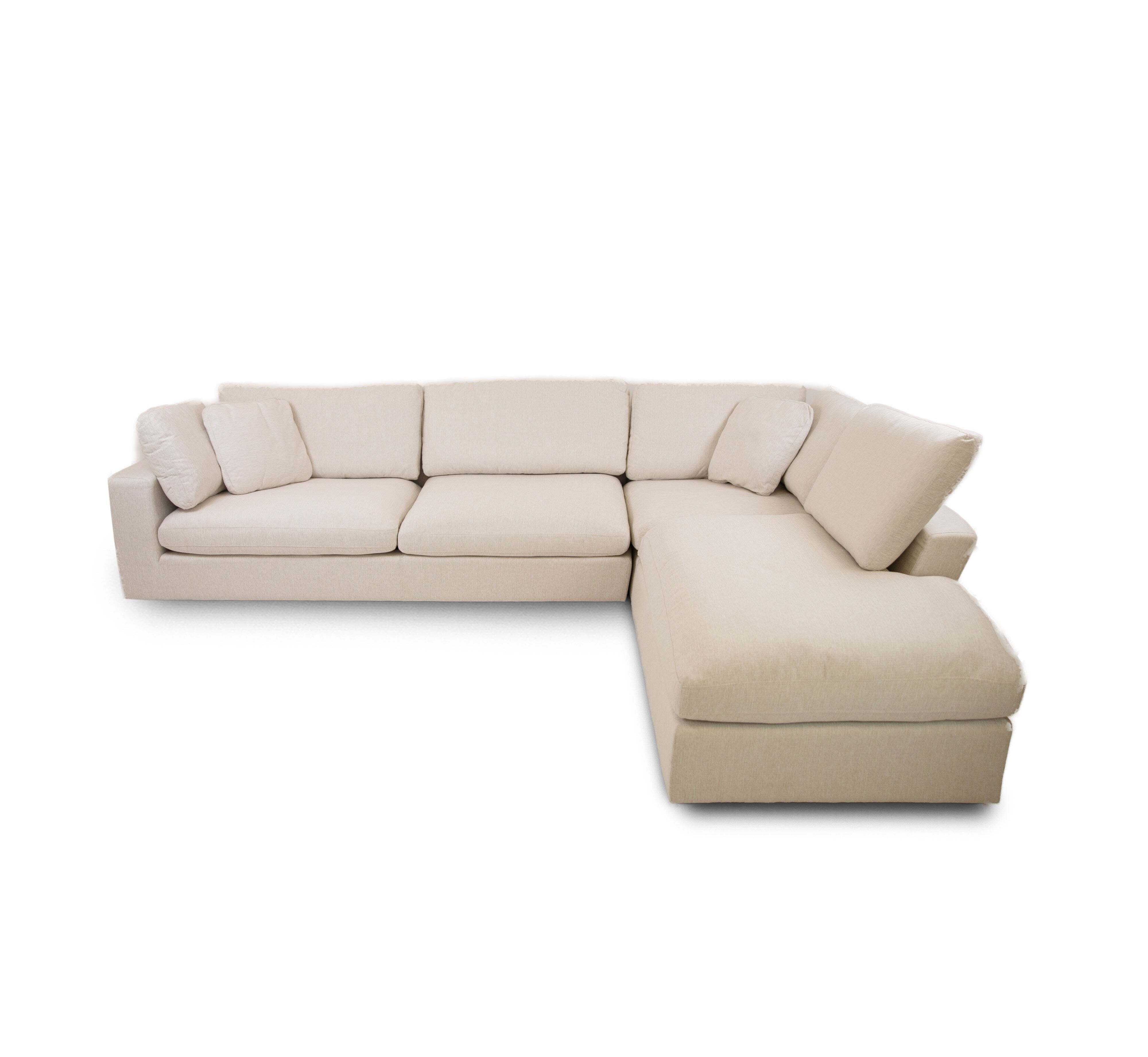 Lene Sectional - Right Chaise-White