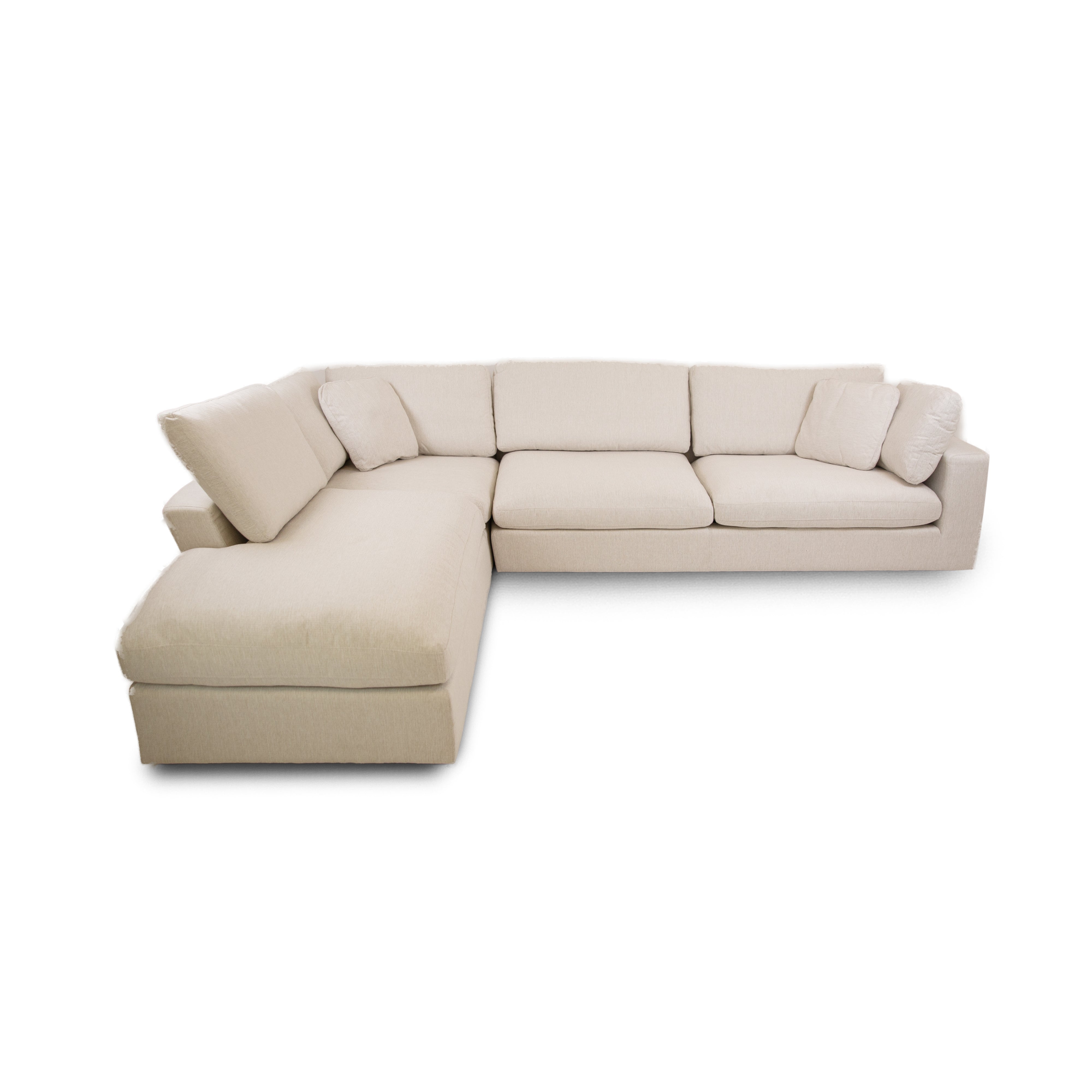 Lene Sectional - Left Chaise - White