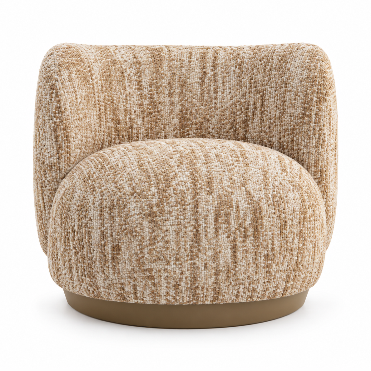 Juna Sculptural Upholstered Accent Chair – Toasted Oat-thumbmail-1