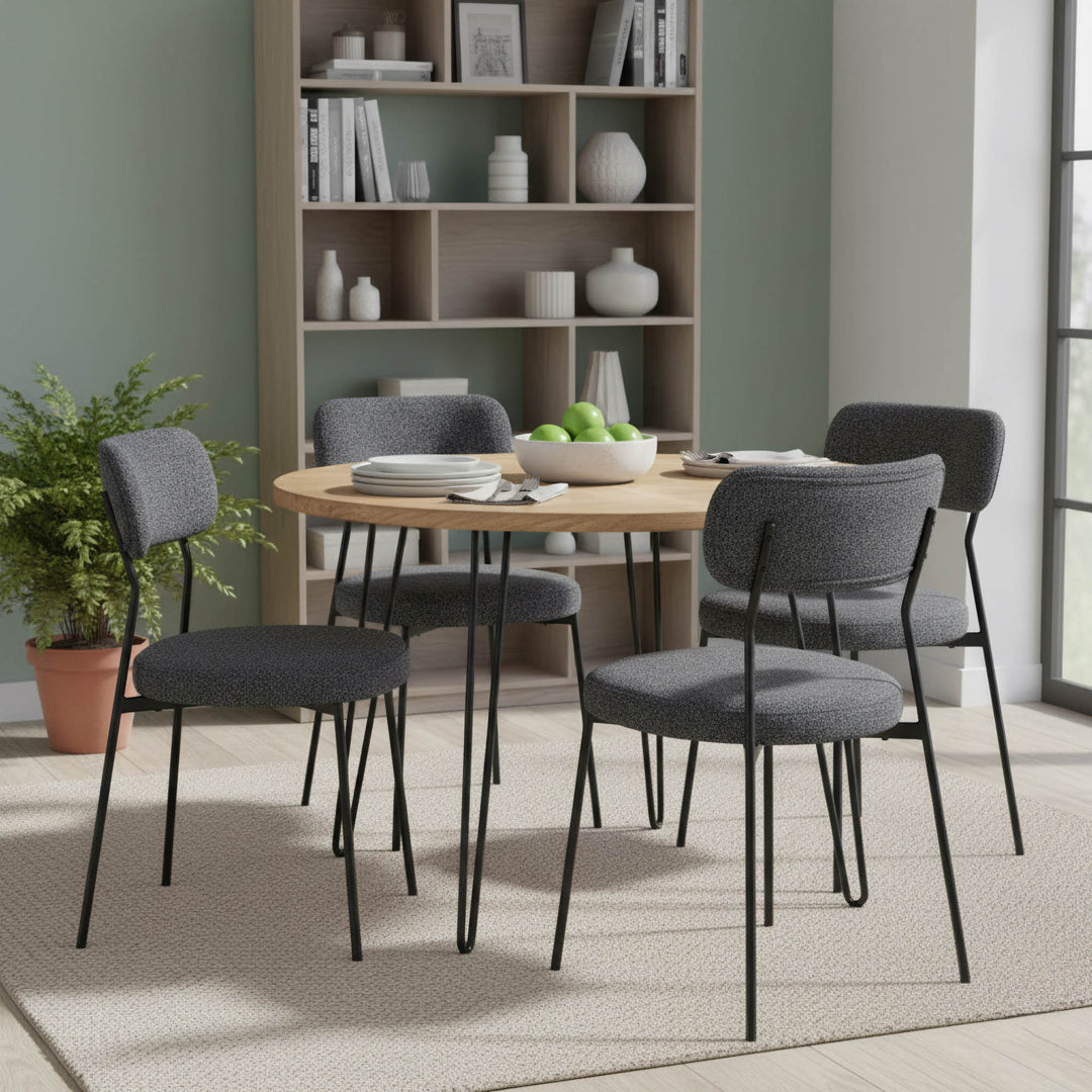 Kai Dining Chair - Chunky Grey-thumbmail-4