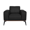 Kreska Genuine Leather Accent Chair
