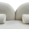 Fika Boucle Fabric Sofa - Cream