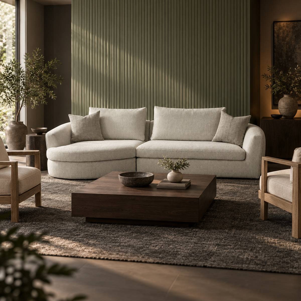 Leia Curved Sectional Sofa – Warm Greige-thumbmail-2