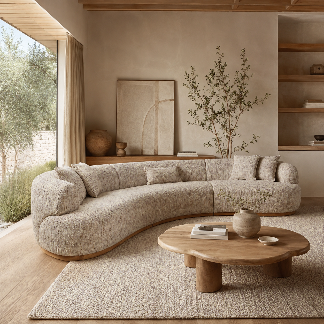 Malmo Fabric Sectional Sofa