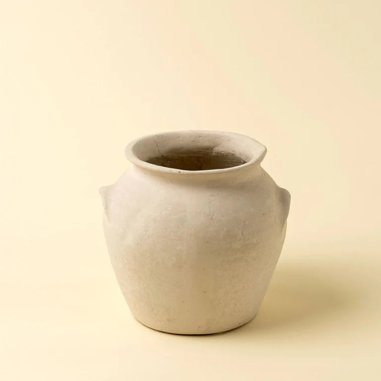 Milos Paper Mache Urn