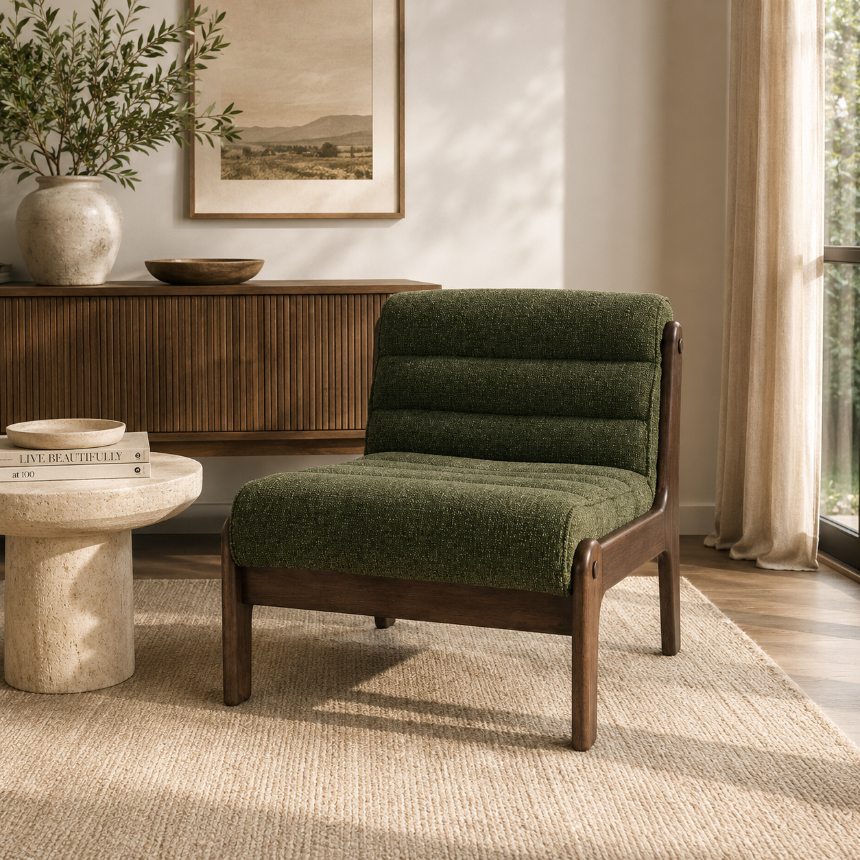 Verdelle Accent Chair – Green-thumbmail-2