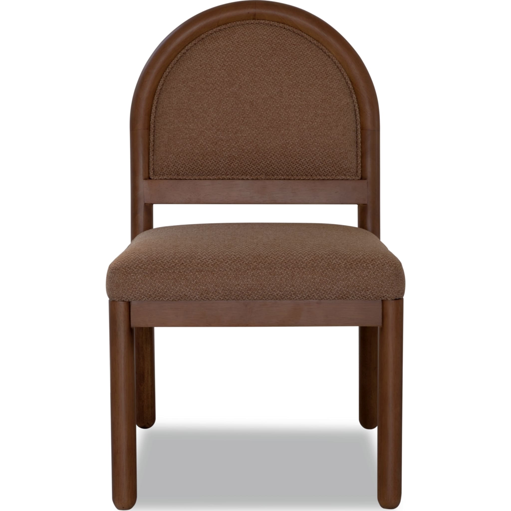 Amara Upholstered Arc Back Dining Chair – Claystone-thumbmail-1