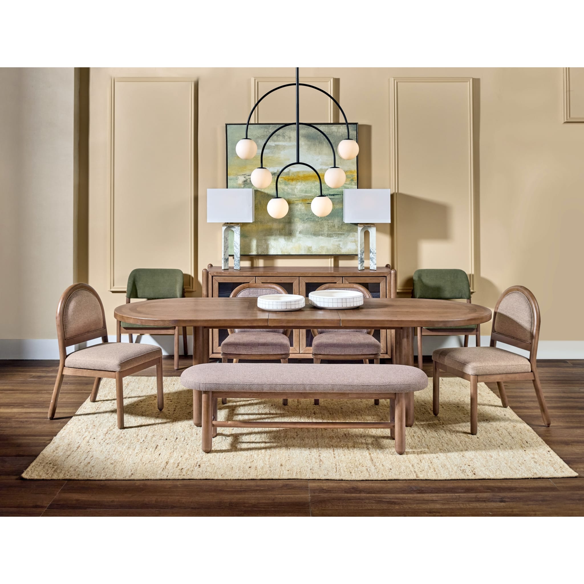 Amara Oval Extendable Dining Table – Claystone Finish-thumbmail-9