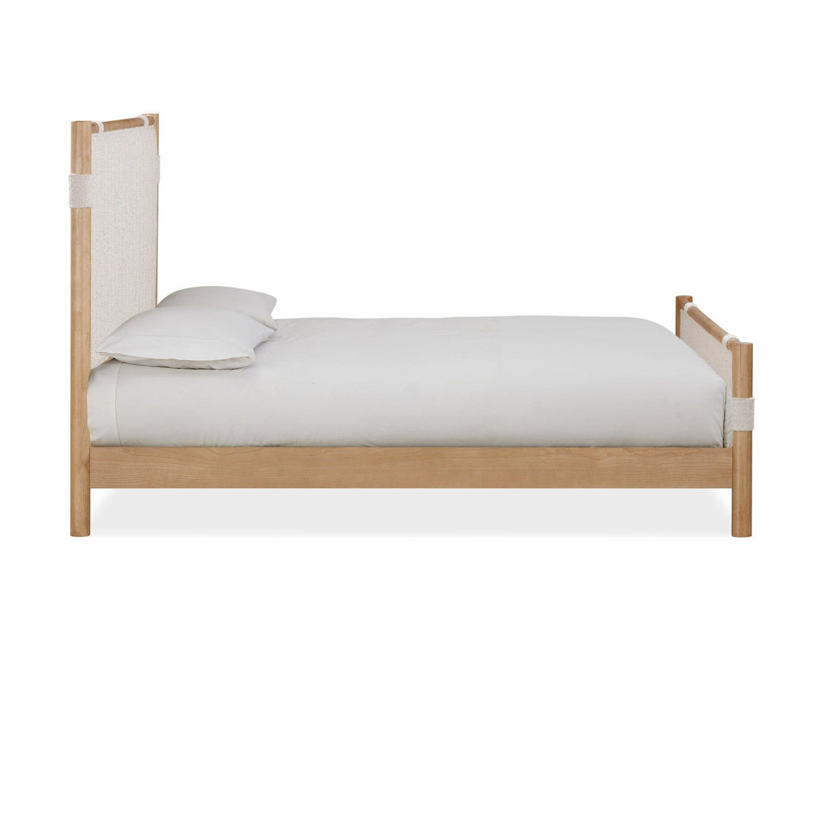 Fiora Upholstered Panel Bed in Ginger and Brun Bouclé-thumbmail-6