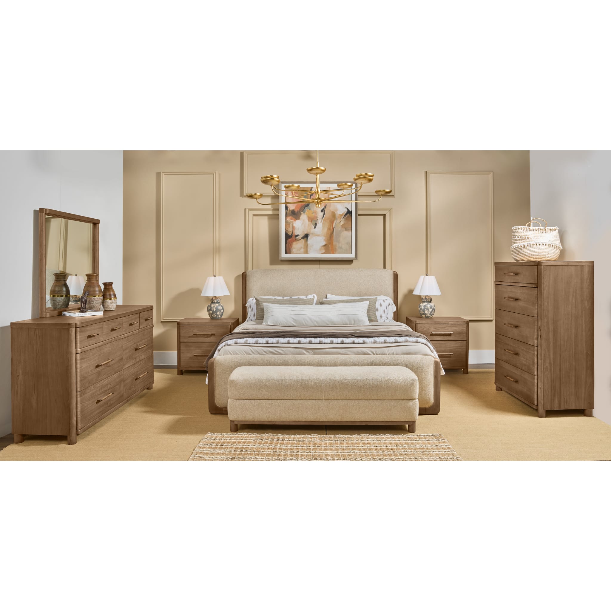 Perla Upholstered Bench – Cabin Glow-thumbmail-5
