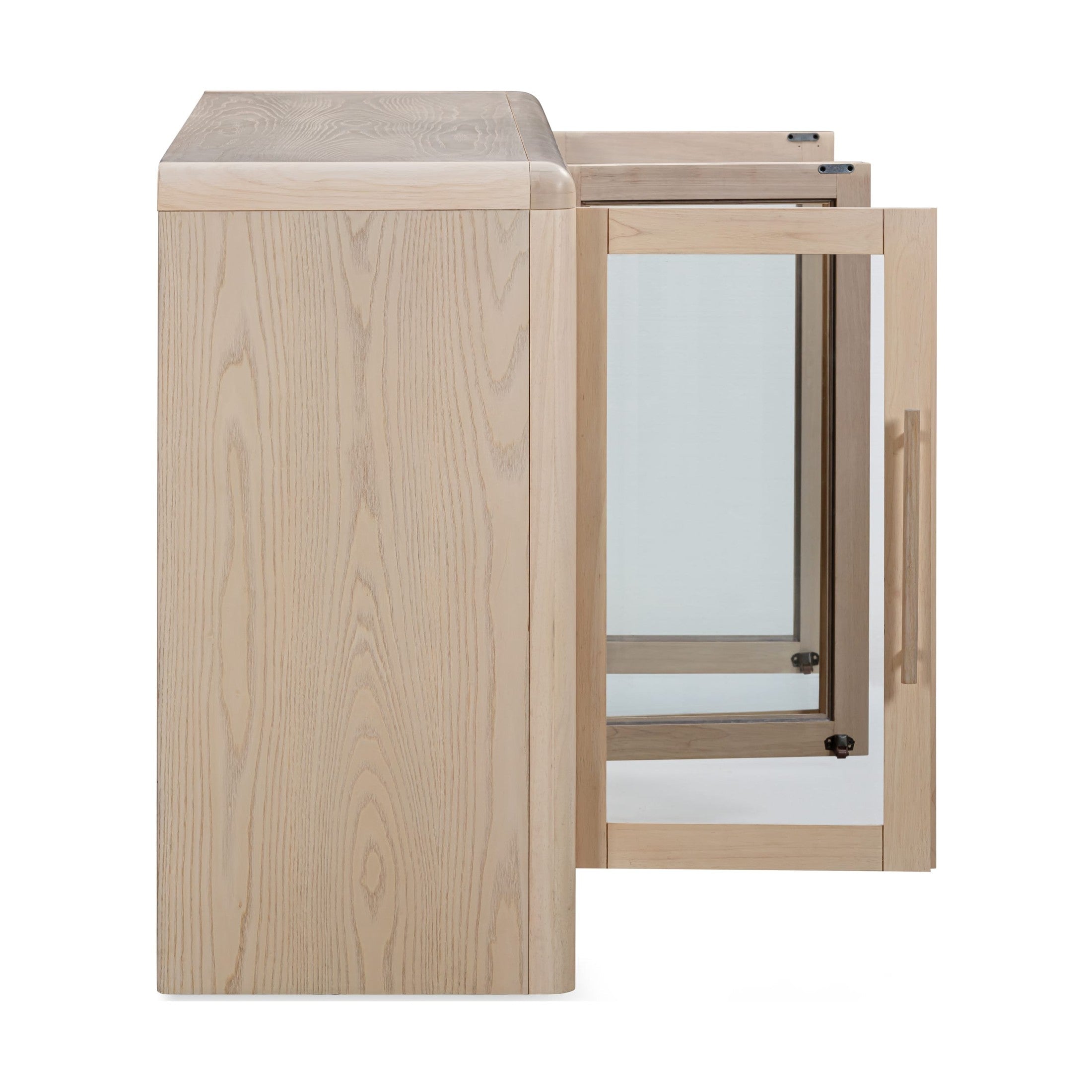 Sunniva Glass Door Sideboard – White Sand-thumbmail-5