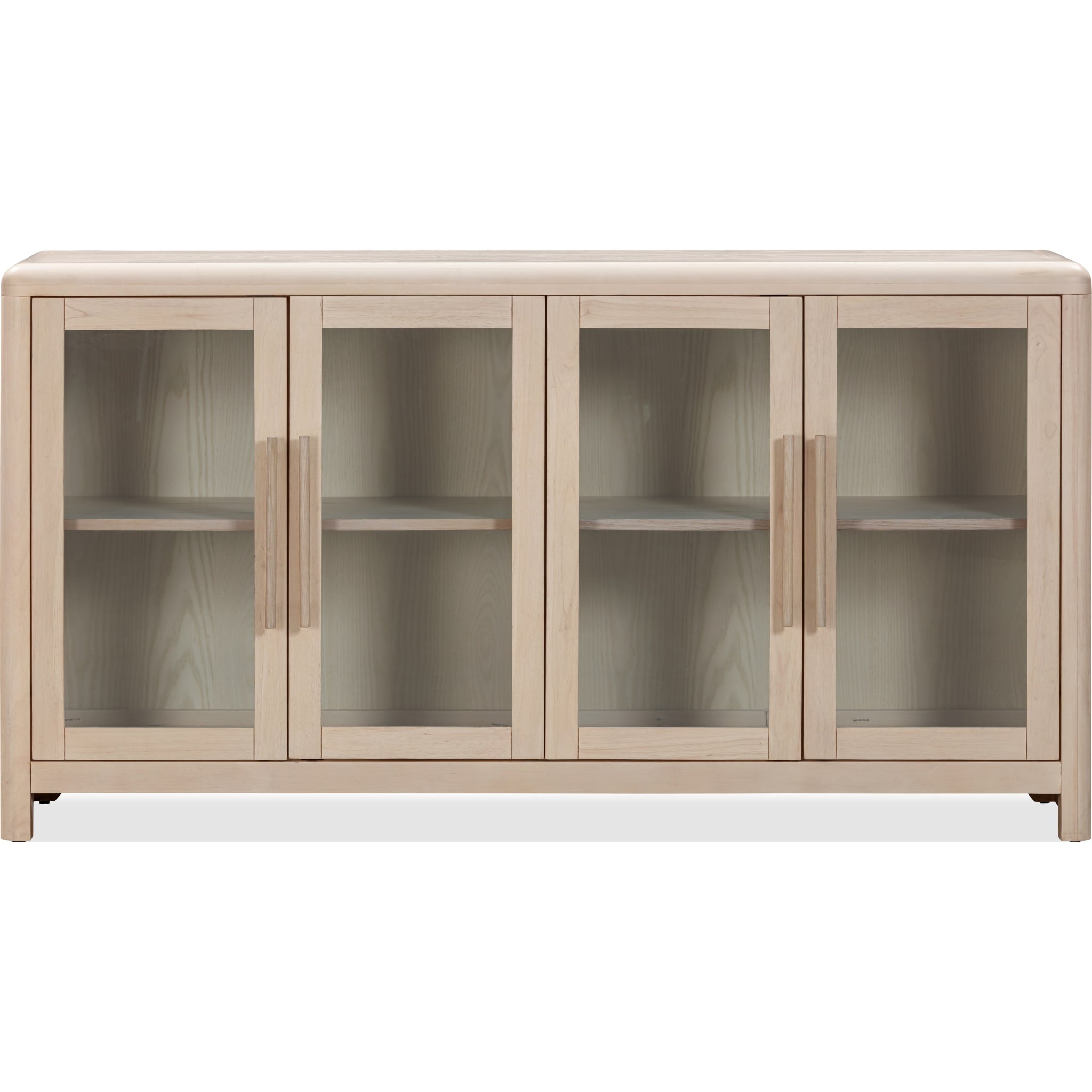 Sunniva Glass Door Sideboard – White Sand-thumbmail-1