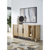 Nelly 4-Door Acacia Wood Sideboard — Lioness Finish