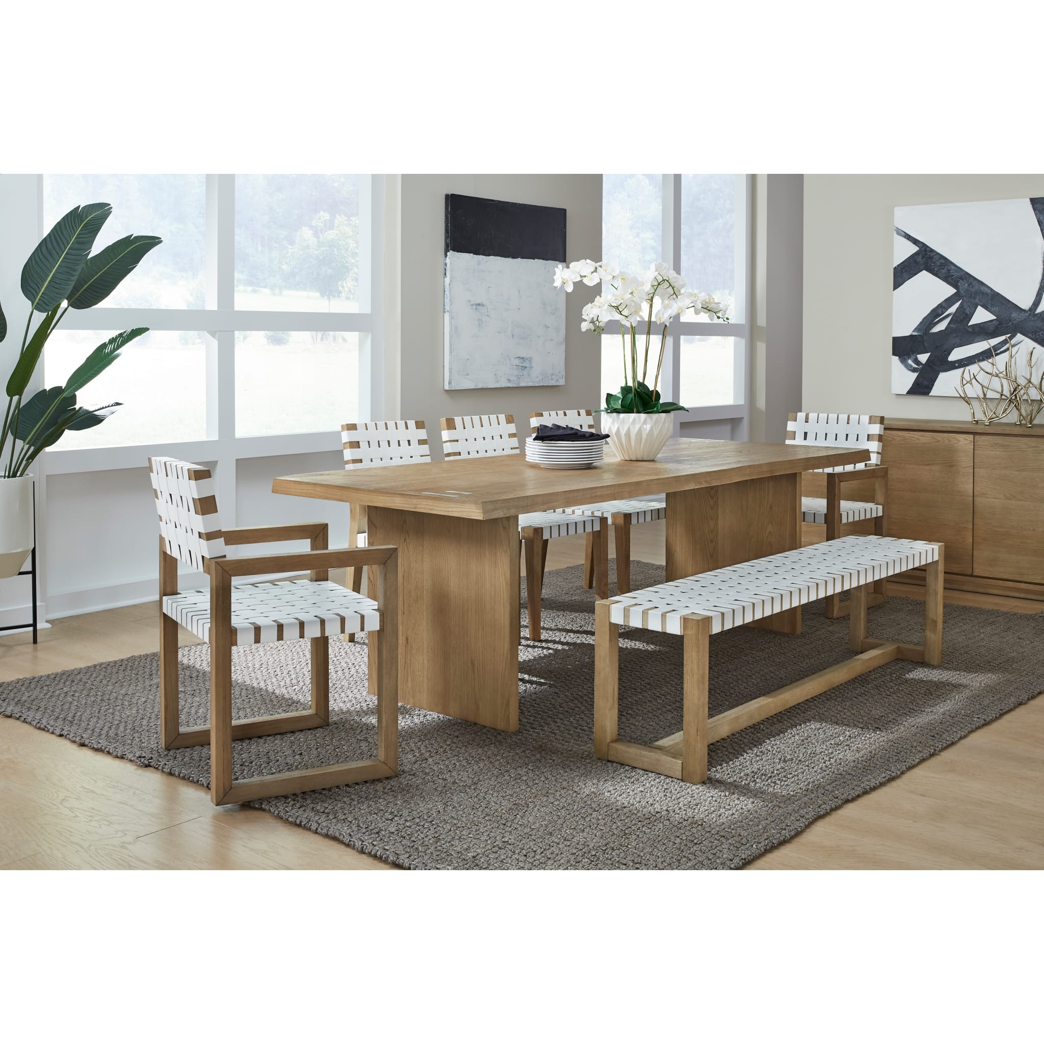 One Live Edge Dining Table – White Oak-thumbmail-4