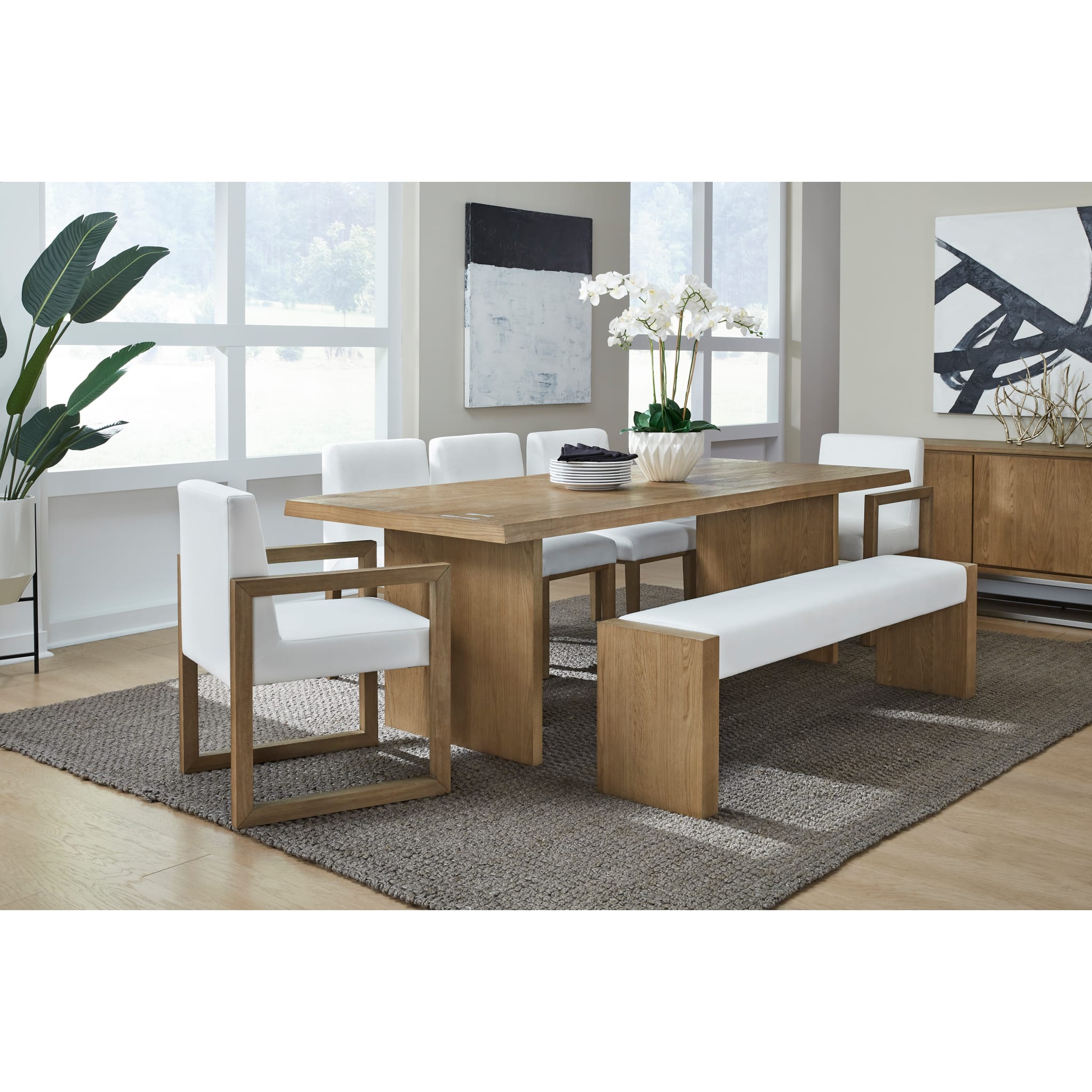 One Live Edge Dining Table – White Oak-thumbmail-5