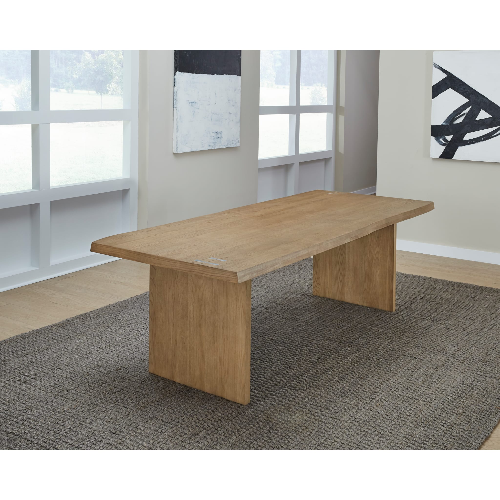 One Live Edge Dining Table – White Oak-thumbmail-6