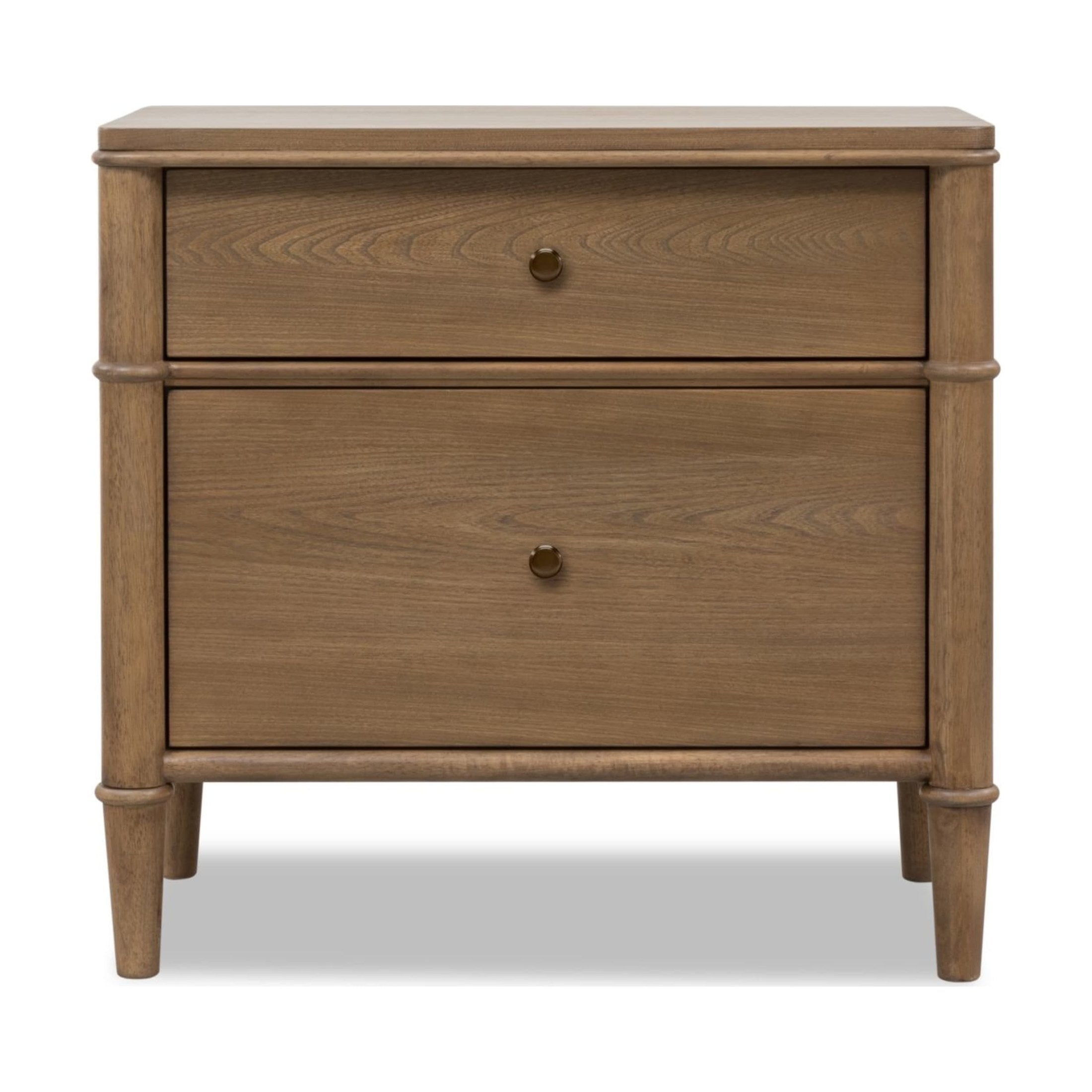 Lennox 2-Drawer Nightstand with Charging Station – Claystone-thumbmail-1