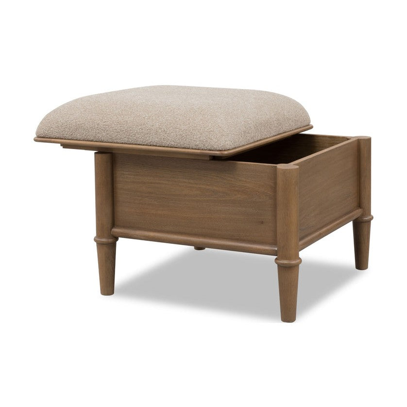 Lennox Upholstered Storage Ottoman in Claystone-thumbmail-3
